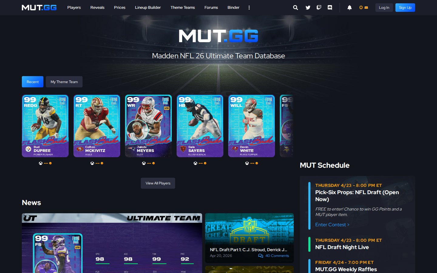 MUT.GG preview